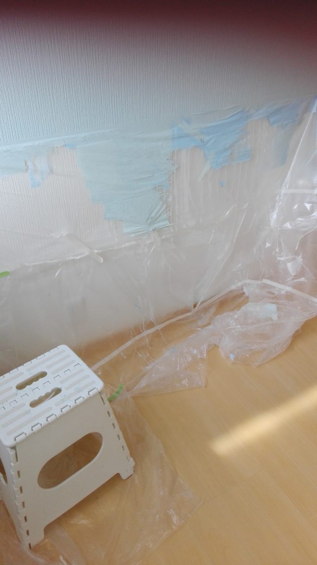 【ＤＩＹ】こどもと一緒にペンキ塗りに挑戦してみた！かわいい子供部屋を作りたい♪